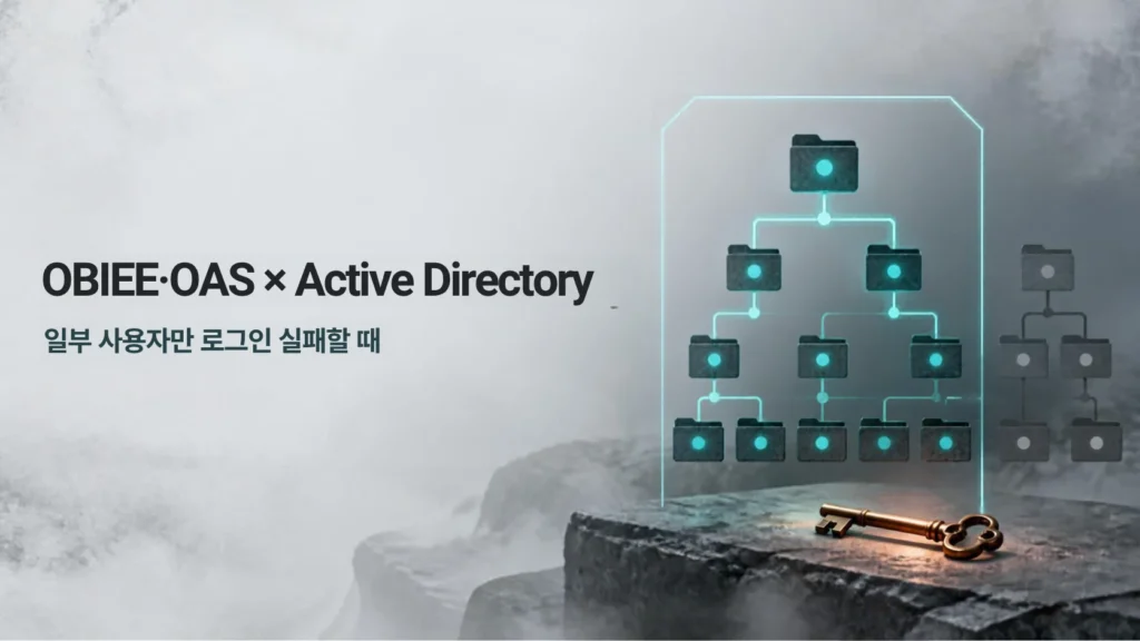 OBIEE·OAS Active Directory 대표 이미지: 경계 밖으로 벗어난 디렉터리 가지